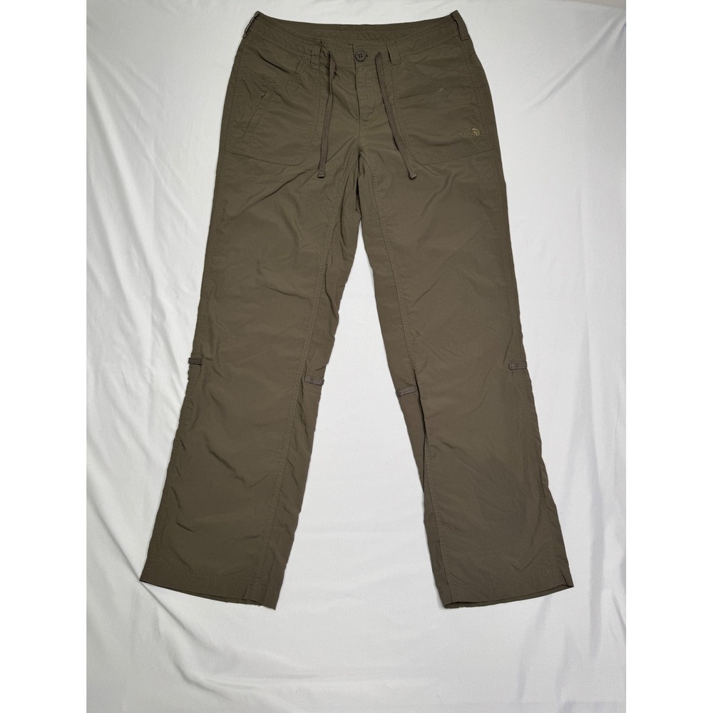 The North Face Womens Horizon Tempest Convertible Hiking Pants Green/Brown 8